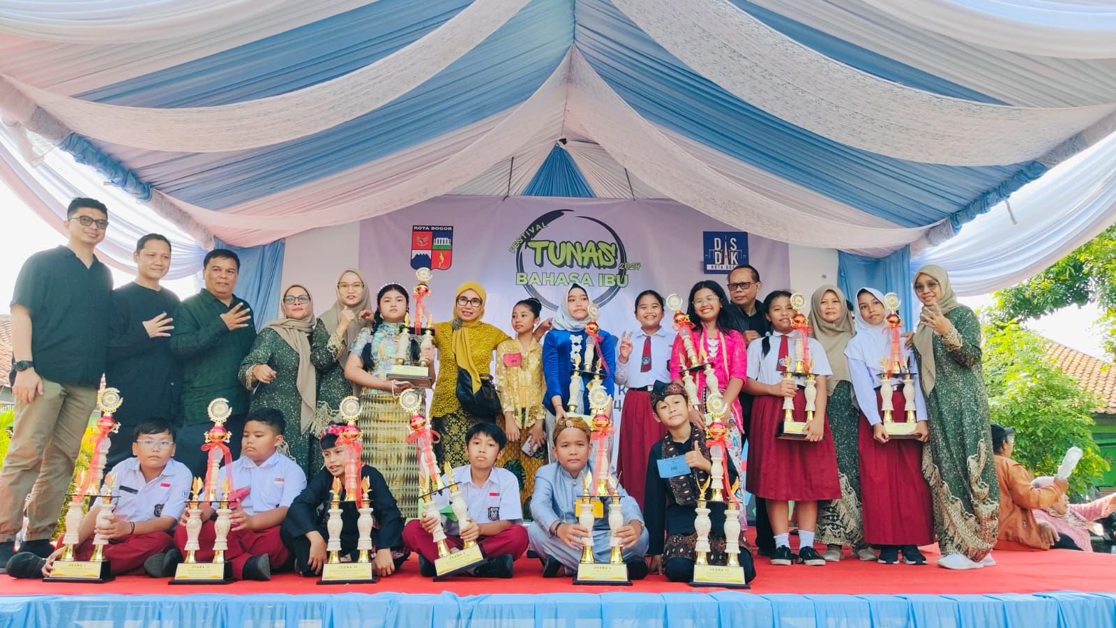 Kecamatan Bogor Tengah sabet juara umum dalam ajang FTBI tingkat Kota Bogor.