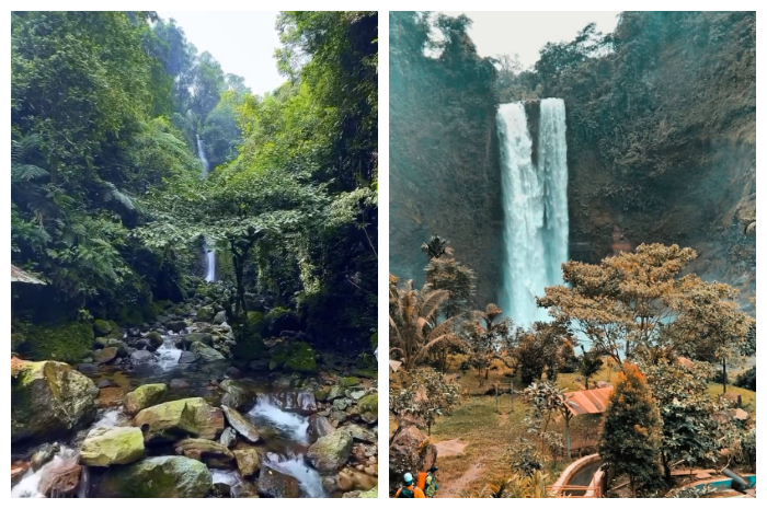 Curug Ciparay Muara Herang yang terletak di Desa Ciasihan, Kecamatan Pamijahan, Kabupaten Bogor, Jawa Barat.