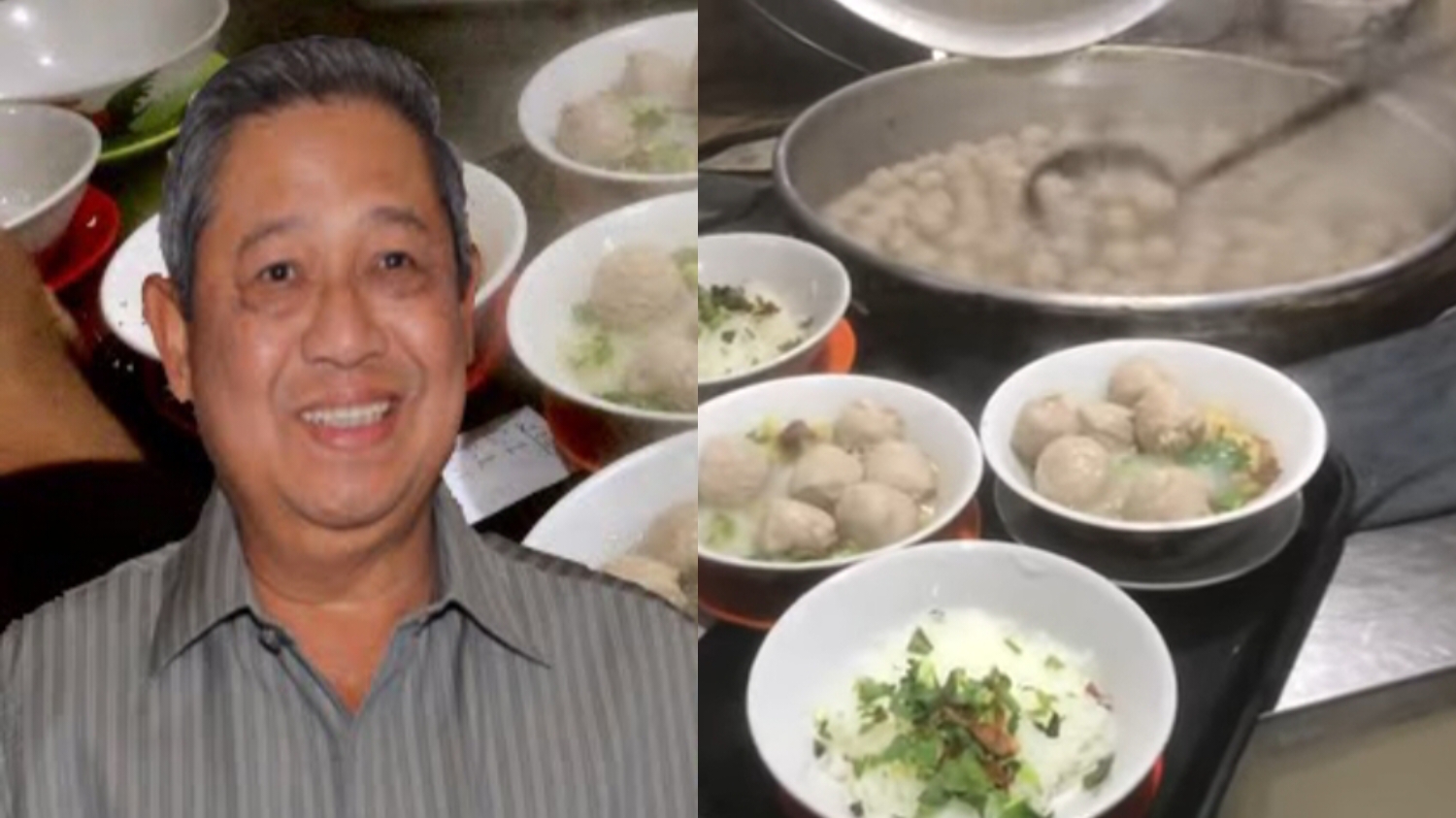 Bakso Sukowati di Jl. Raya Bojong Nangka No.109, Desa Bojong Nangka, Kecamatan Gunung Putri, Kabupaten Bogor, yang jadi langganan SBY.