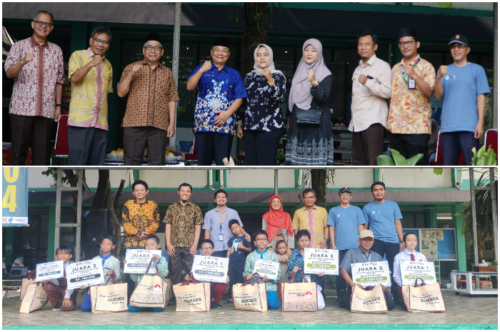 Para juara Matematika dan IPA KMB ke-2 berfoto bersama.