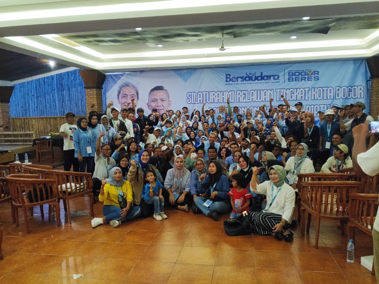 Relawan Bersaudara Resmi Dideklarasikan, Bakal Kawal Kemenangan Dedie Rachim dan Jenal Mutaqin di Pilwalkot Bogor