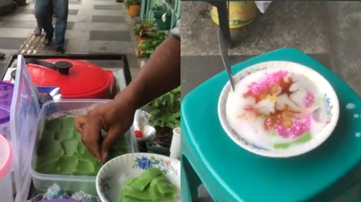 Cobain jajanan tradisional Es Loder yang berada di kawasan kuliner Suryakencana, Kota Bogor.