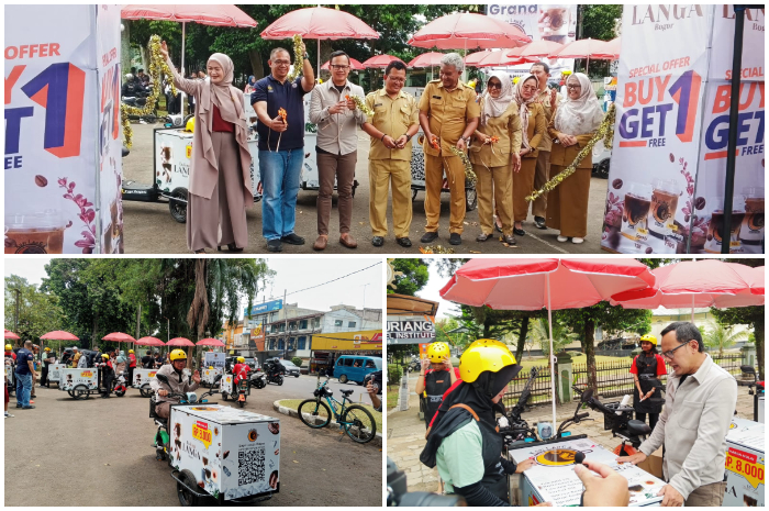 LKP Sangkuriang launching Kopi Langa. Kopi yang diracik dari kopi Liong Bulan khas Bogor.