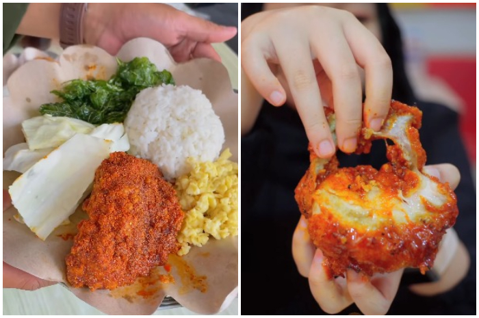 Menu Ayam Geprek Pangeran di Jalan Achmad Adnawijaya No.3 Kota Bogor.