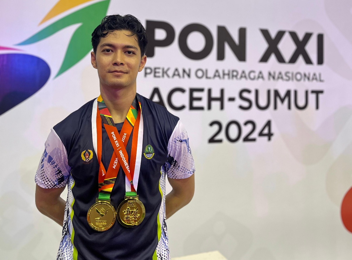 Huggies Yustisio, mahasiswa FH UNIDa Bogor raih medali emas di PON XXI Aceh Sumut 2024