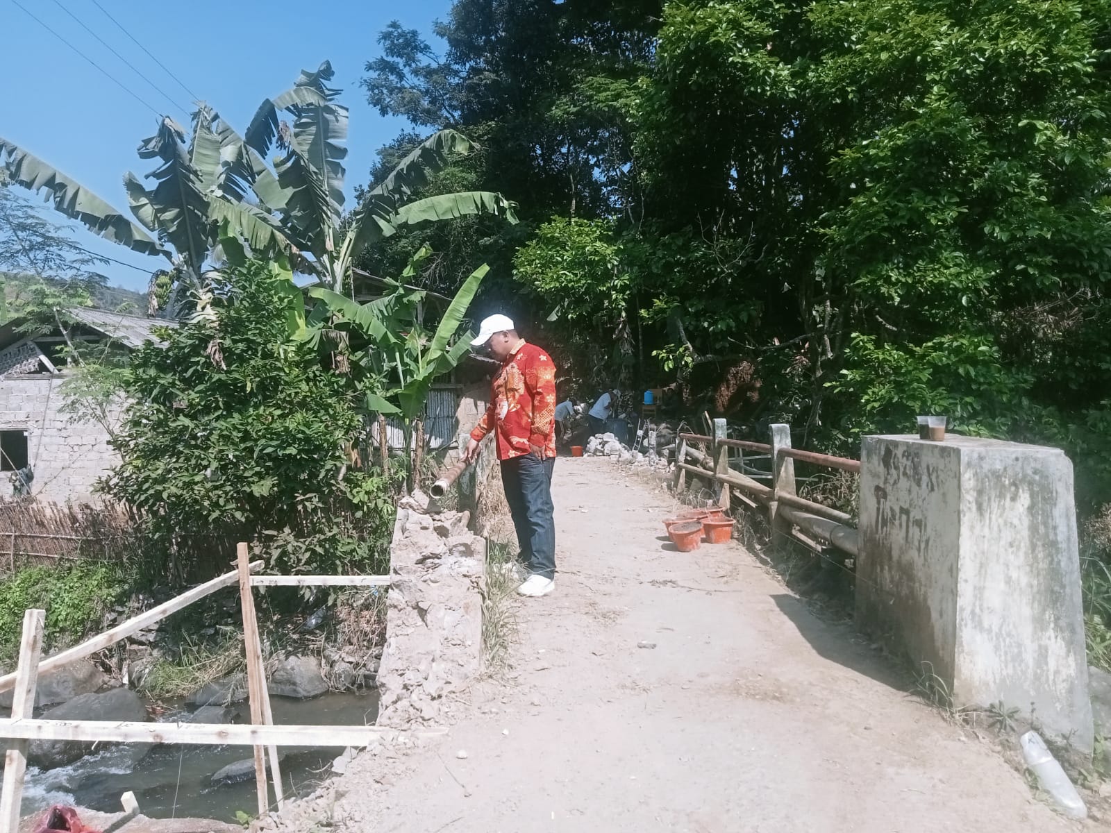 Percantik Tempat Wisata Air Terjun Cisadane, Pemdes Watesjaya Bogor Maksimalkan Uang Ini