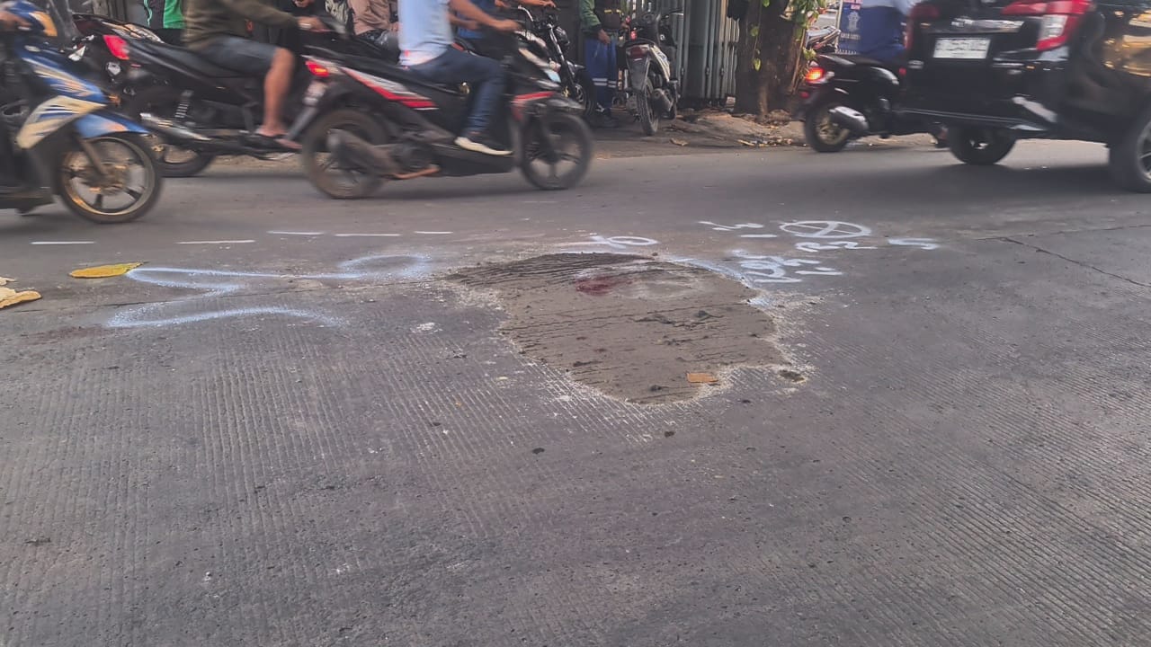 TKP krcelakaan maut di Bogor.