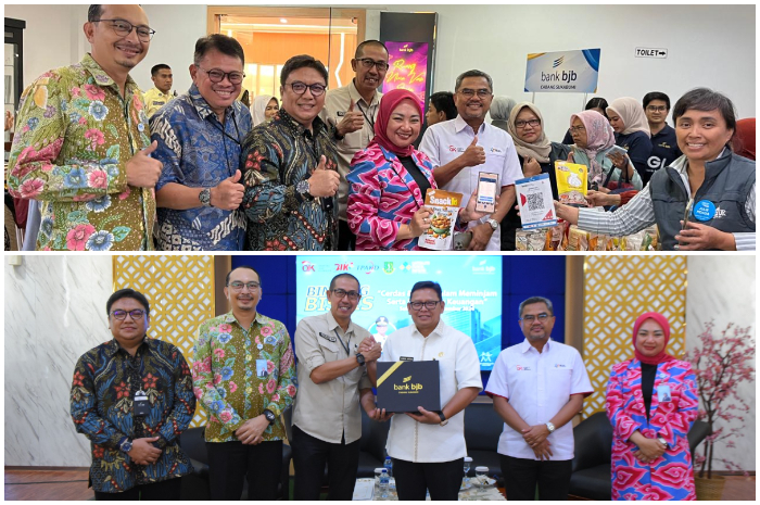 bank bjb bekerja sama dengan OJK Provinsi Jawa Barat dan Pemkot Sukabumi menggelar Bincang Bisnis dengan tema &ldquo;Cerdas dan Bijak Meminjam dan Mengelola Keuangan&rdquo; di Kantor Cabang Sukabumi.