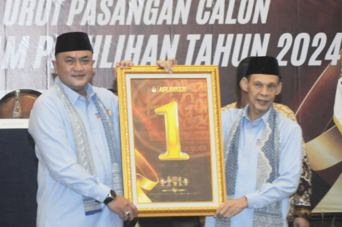 Calon bupati dan wakil bupati Bogor, Rudy Susmanto dan Ade Ruhandi.