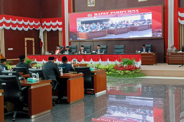 Rapat Paripurna DPRD Kota Bogor pada Selasa (24/9/2024).