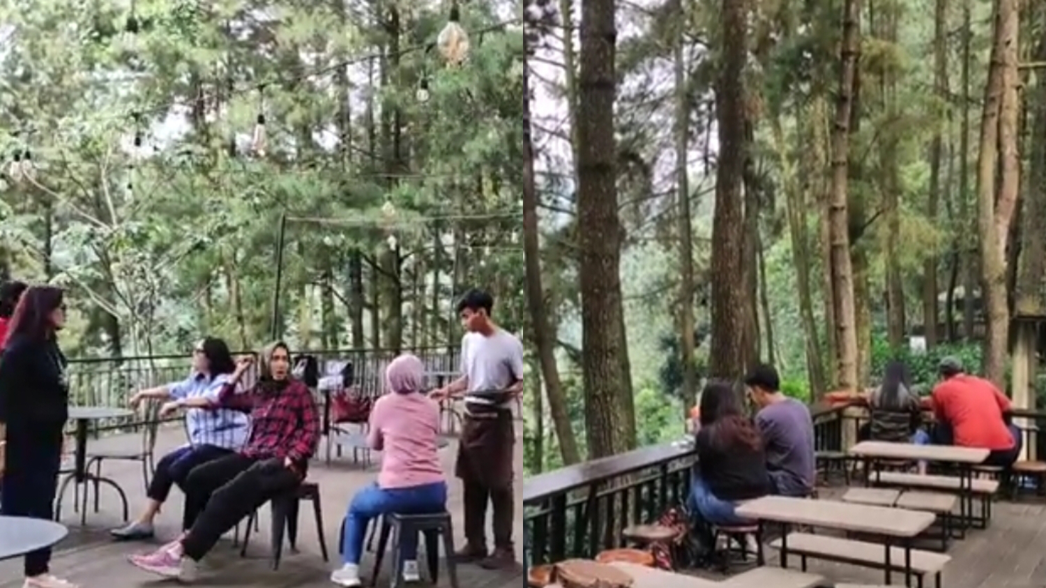 Suasana Kopi Daong Pancawati, Kabupaten Bogor, Jawa Barat.