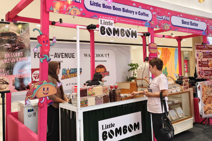 Salah satu tenan di Festival Kuliner Lippo Plaza Ekalokasari Bogor.