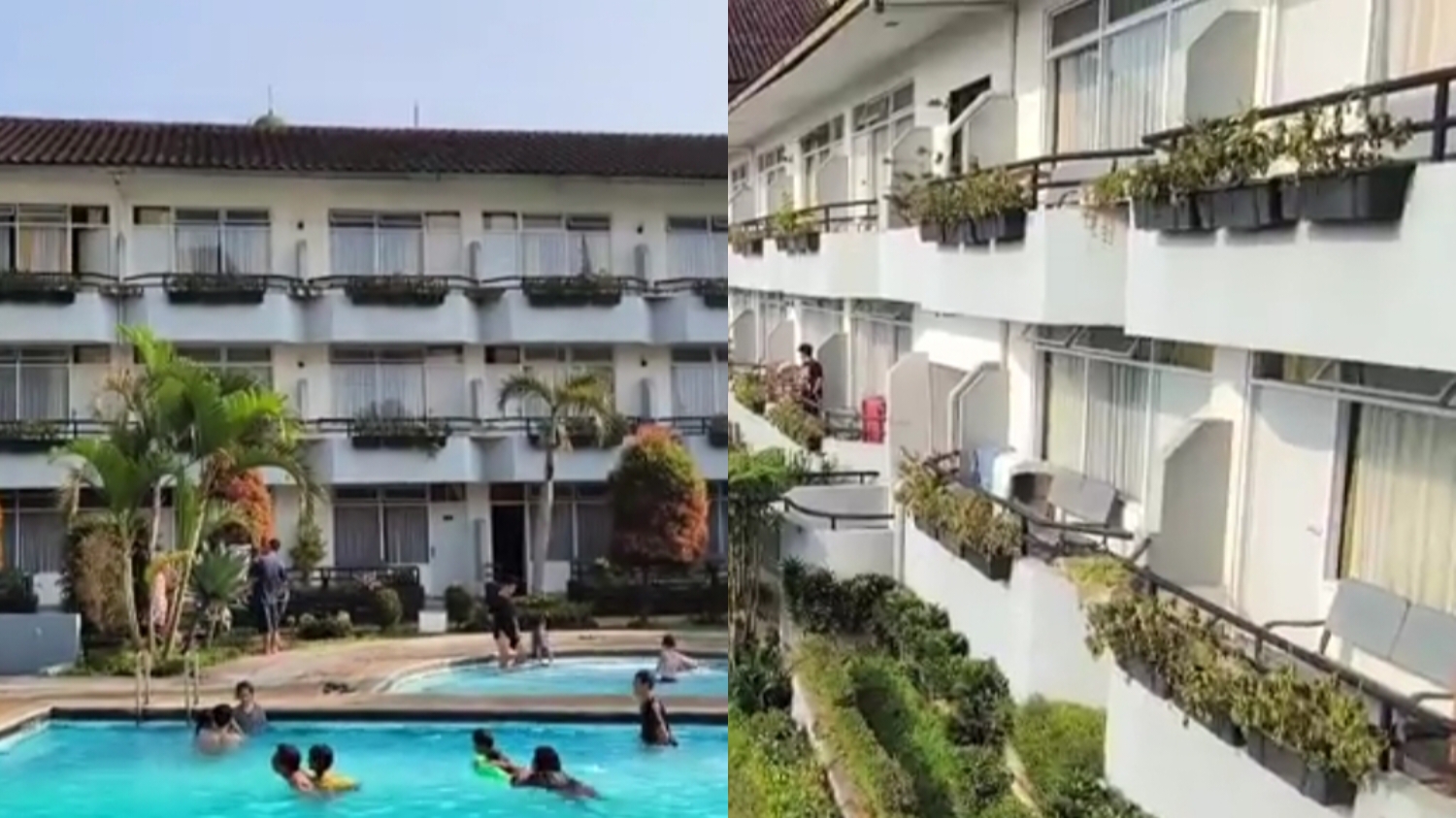 Suasana Hotel Lembah Hijau Cipanas