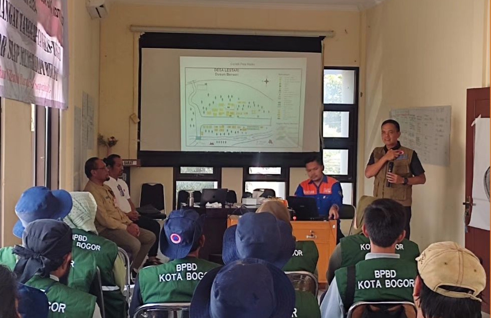 Latih Kesiapsiagaan Warga Bogor Terhadap Bencana, BPDB Bentuk Kelurahan Tangguh Bencana di Sini