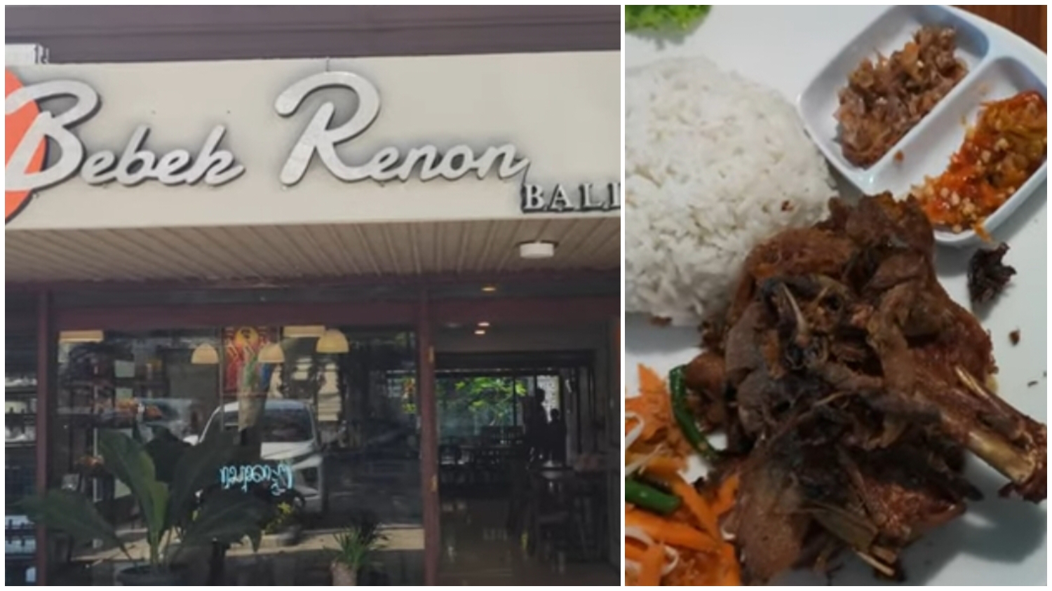 Bebek Renon Bogor, yang terletak di Jalan Sancang Babakan, Kecamatan Bogor Tengah, Kota Bogor.