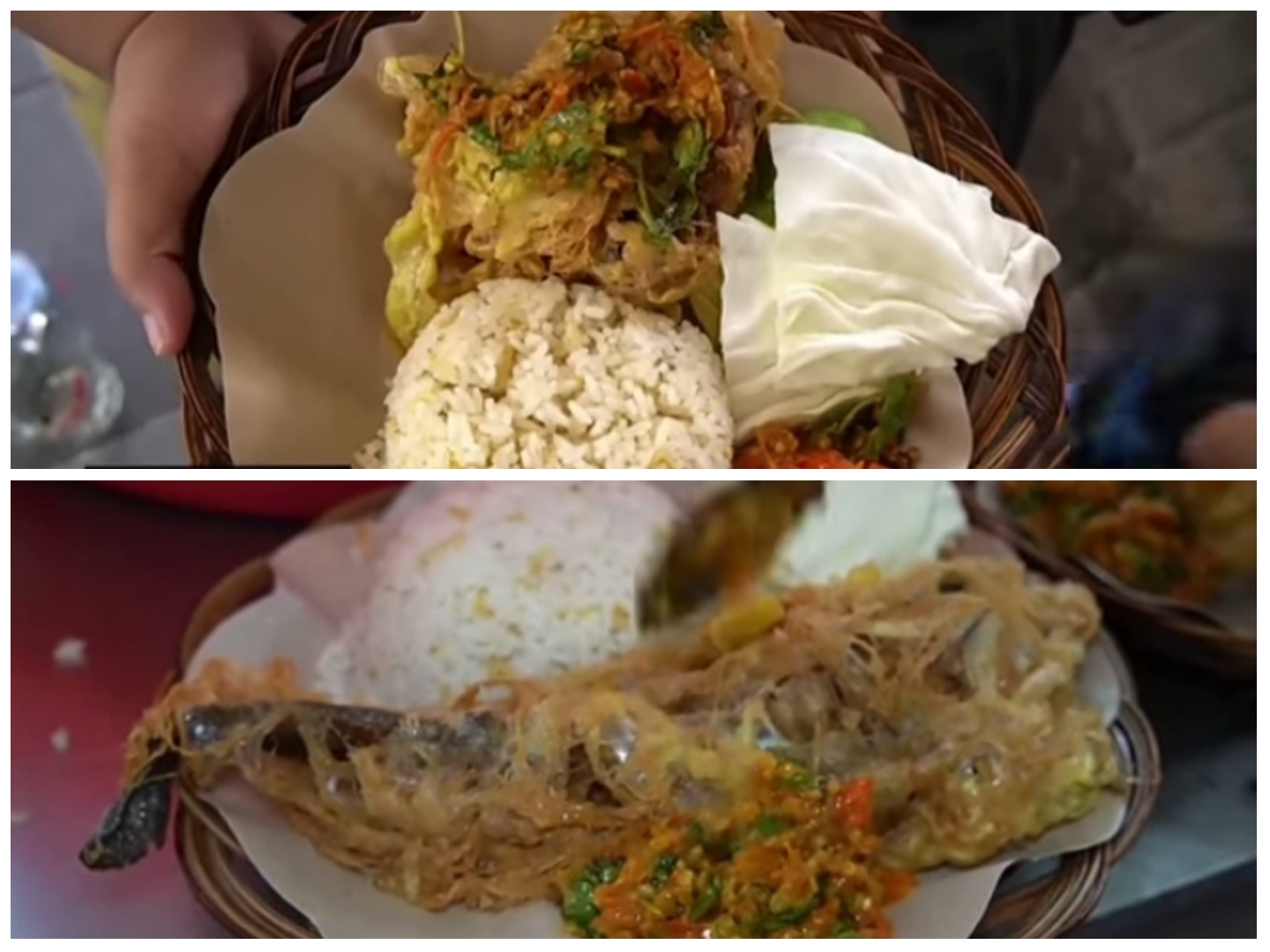 Kedai Nasi Cobek Bang Jams, yang berada di Jalan Surya Kencana Nomor 4, Pamulang, Tangerang Selatan.