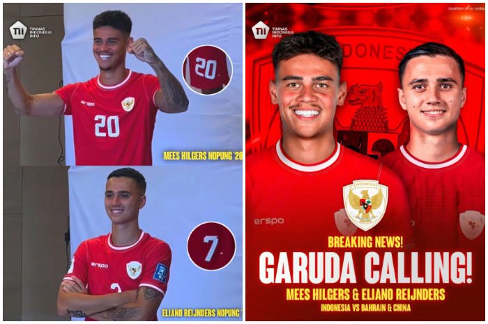 Mees Hilgers dan Eliano Reijnders resmi menjadi Warga Negara Indonesia (WNI)