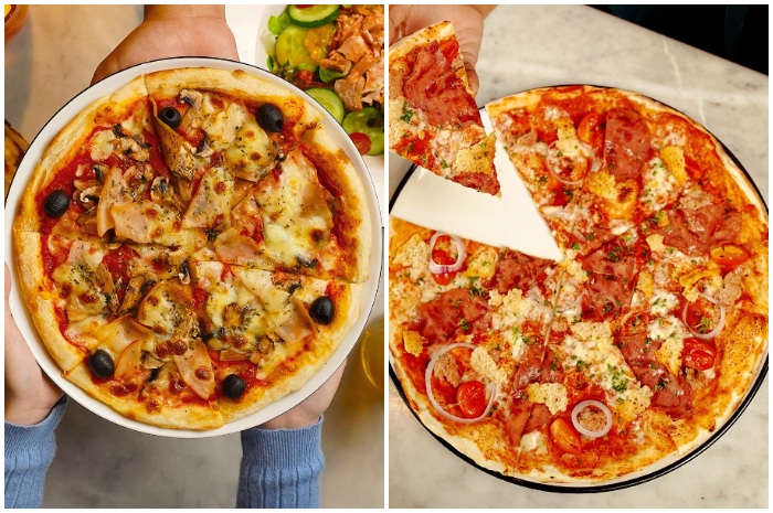 Varian Pizza Marzano di Bogor, tepatnya di Jl. Padjajaran No. 7 Kota Bogor.