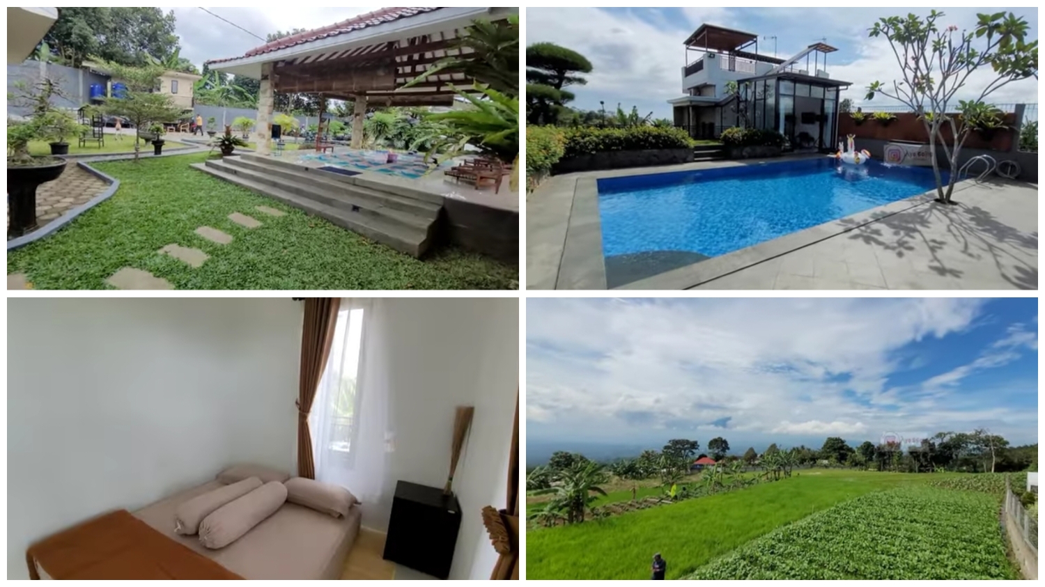 Villa Pendopo Cihideung yang berlokasi di Kp Jl. Raya Cihideung No.002, RT.004, Desa Cipelang, Kecamatan Cijeruk, Kabupaten Bogor, Jawa Barat 16740.