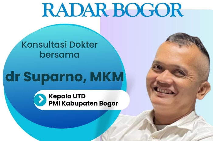 Kepala UPD PMI Kabupaten Bogor, dr Suparno, MKM