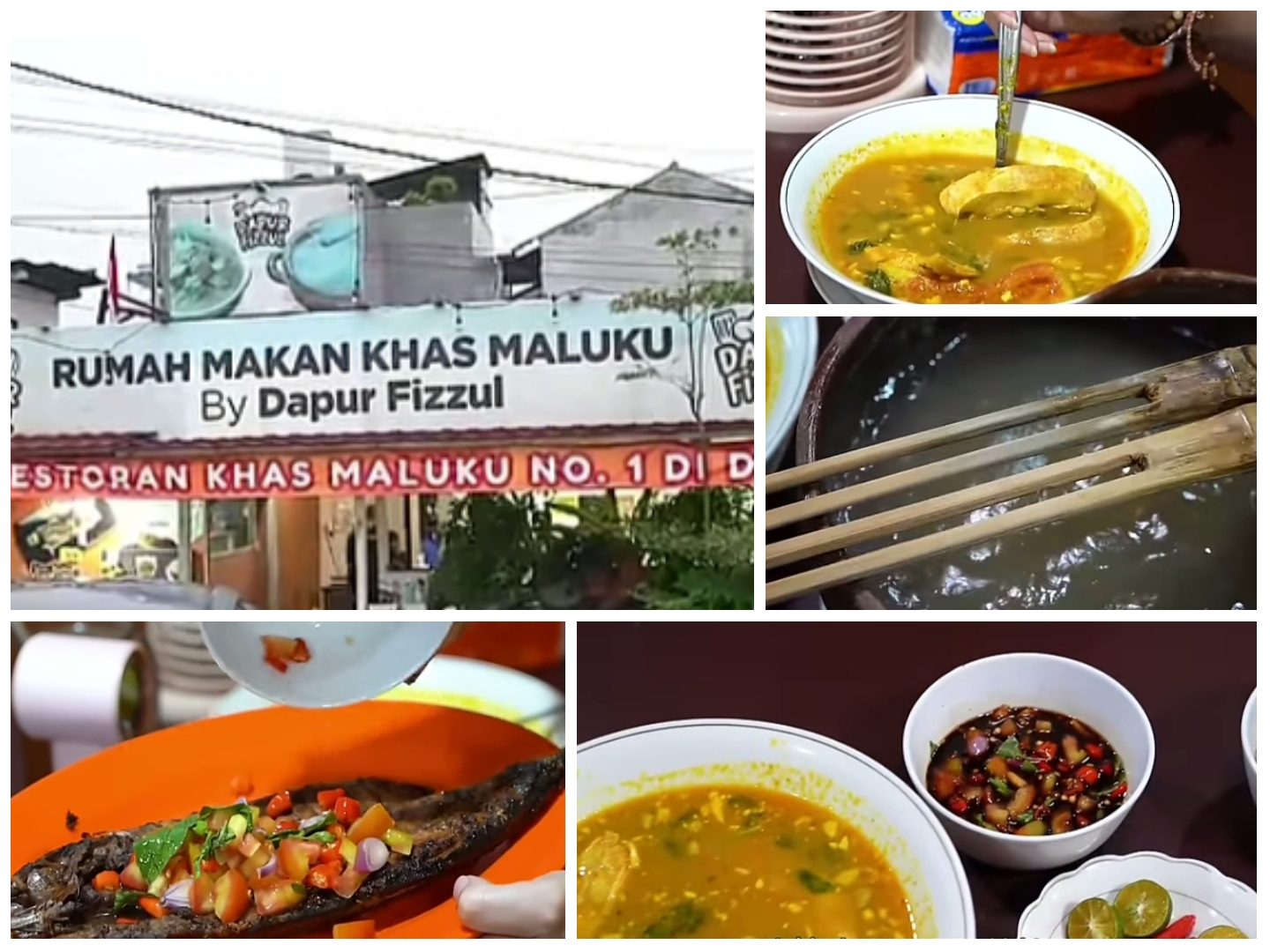 Rumah Makan Khas Maluku by Dapur Fizzul, yang berada di Jalan Raya Ceger Nomor 5, Jakarta Timur.