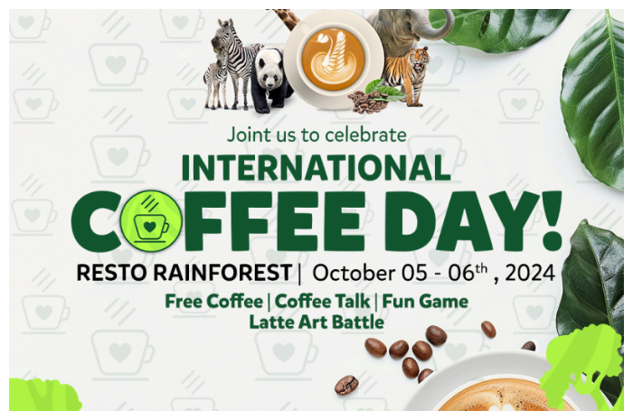 International Coffe Day 2024 di Rainforest Taman Safari Bogor.