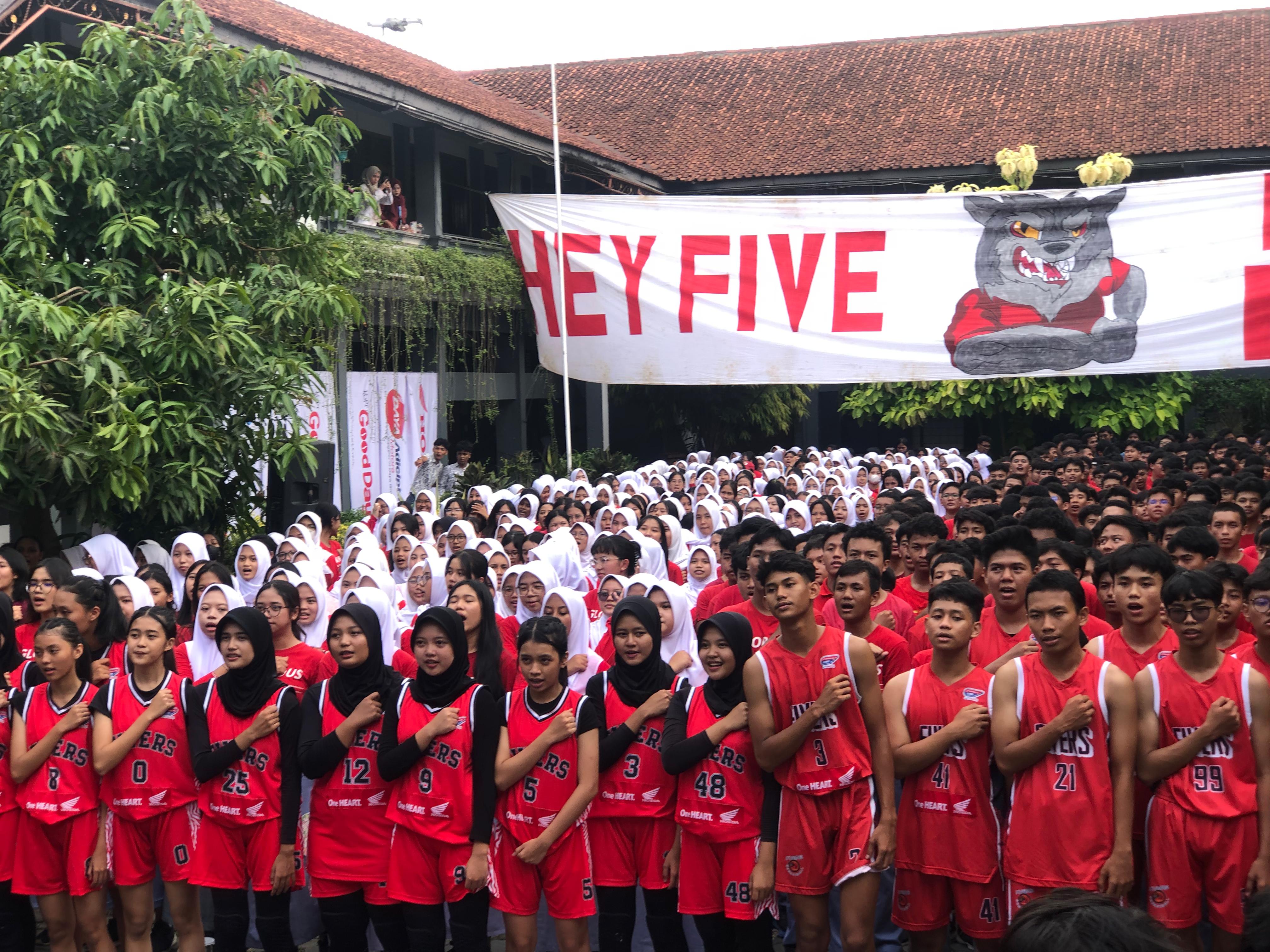 Honda DBL with Kopi Good Day West Java - West 2024 Gelar Roadshow ke SMAN 5, Peserta Optimis Menang