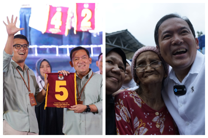 Pasangan Calon (Paslon) Wali Kota dan Wakil Wali Kota Bogor 2024, Dokter Rayendra-Eka Maulana.