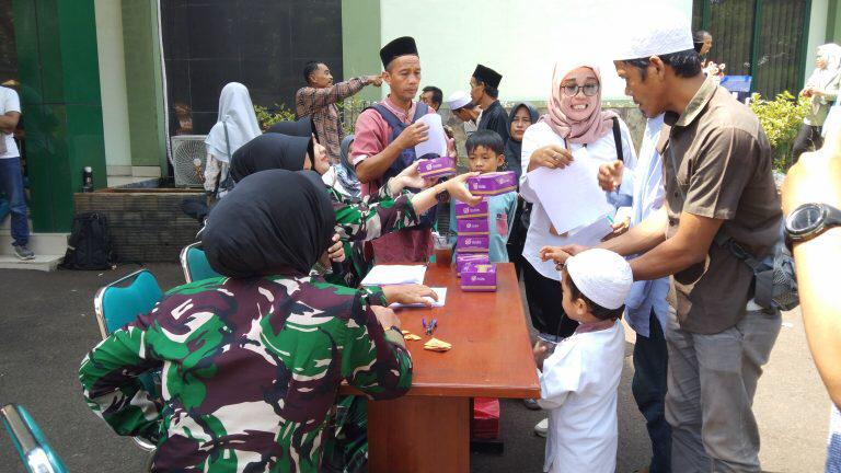 Kodim 0621/Kabupaten Bogor Khitanan 200 Anak