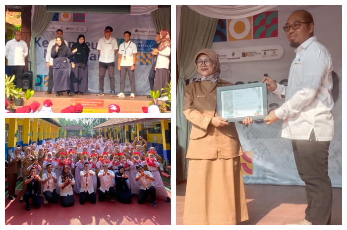 Program Kemenkeu Mengajar ke-9 yang berlangsung di SDN Kencana 2, Kota Bogor, Senin (7/10/2024).