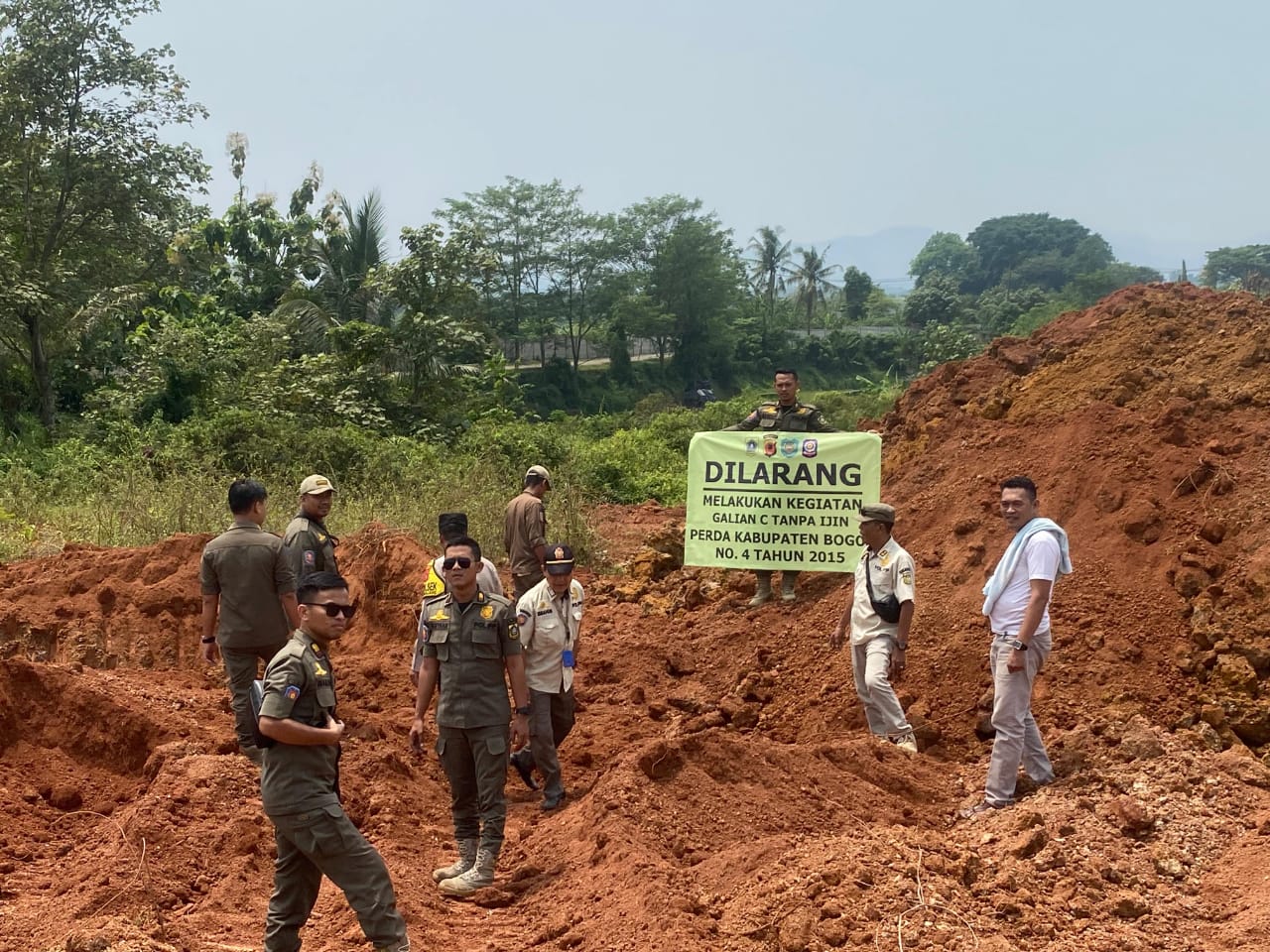 Galian Ilegal di Parung Panjang Bogor Digerebek Satpol PP, Ini Hasilnya