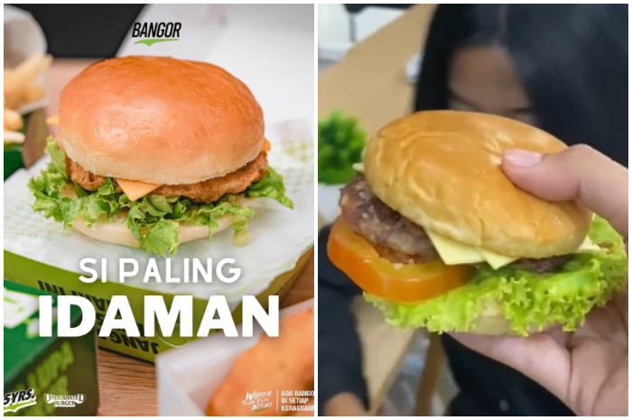 Salah satu menu Burger Bangor yang semakin menarik perhatian.