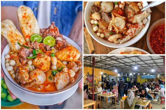 Menu bakso aci di Waroeng Uncal Bogor yang jadi favorit pengunjung.