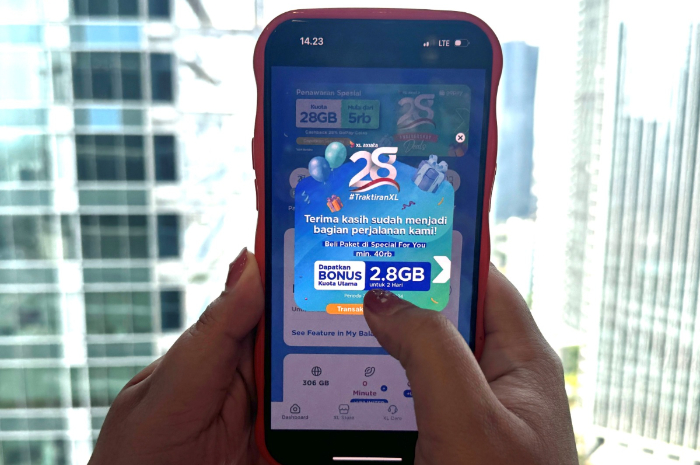 Ilustrasi promo XL Axiata