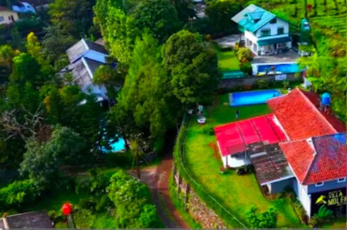 Di kawasan Puncak Bogor salah satu rekomendasi area staycation adalah&nbsp;Villa Molek.