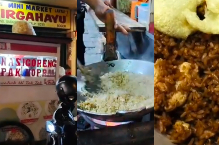 Nasi Goreng pak Kopral dekat Rumah Sakit Salak Bogor jadi salah satu rekomendasi.