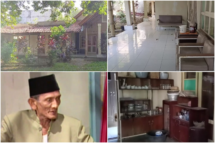 Rumah Artis Lawas Pak Tile kosong.