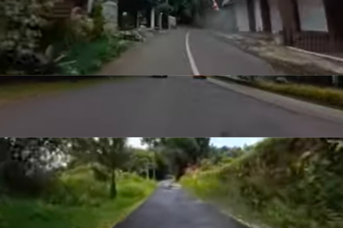 Rute ke Curug Cigarung Bogor akan mendapatkan pemandangan indah.