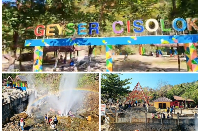 Geyser Cisolok salah satu rekomendasi warga Bogor yang ingin healing.