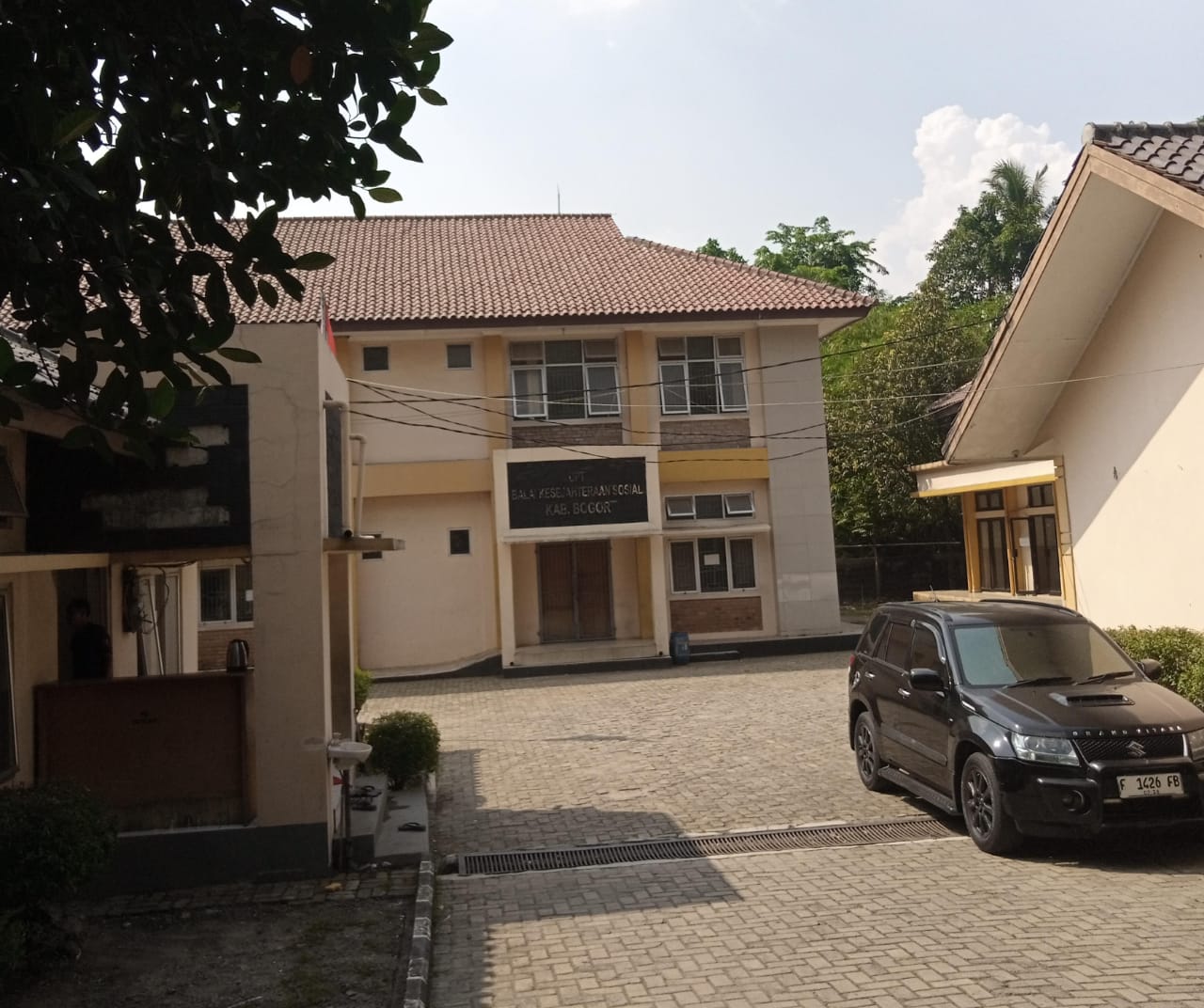 Kondisi Kantor Balai Kesejahteraan Sosial (BKS) Kabupaten Bogor.