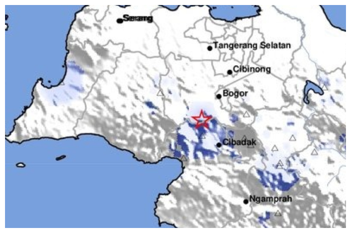 Gempabumi tektonik kembali mengguncang Kota Bogor, Minggu (13/10/2024).