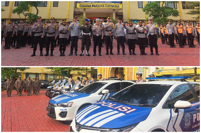 Apel Operasi Zebra Lodaya 2024 di Mapolresta Bogor Kota.
