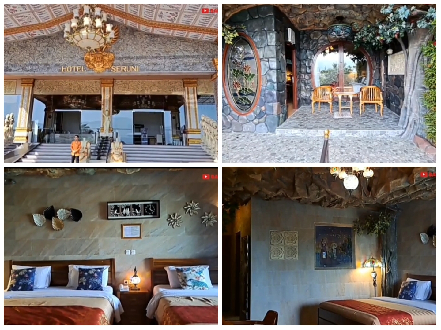 Seroni Hotel Hobbit, terletak tidak jauh dari Taman Safari Indonesia (TSI), tepatnya di Desa Cibeureum, Kecamatan Cisarua, Kabupaten Bogor.