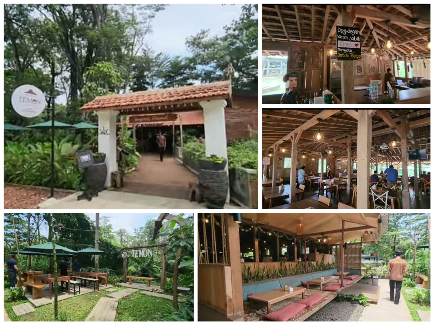 Warung Temon, khas Jogja yang berada di Jalan Ir H Juanda, Desa Cipambuan, Kecamatan Babakan Madang, Kabupaten Bogor.