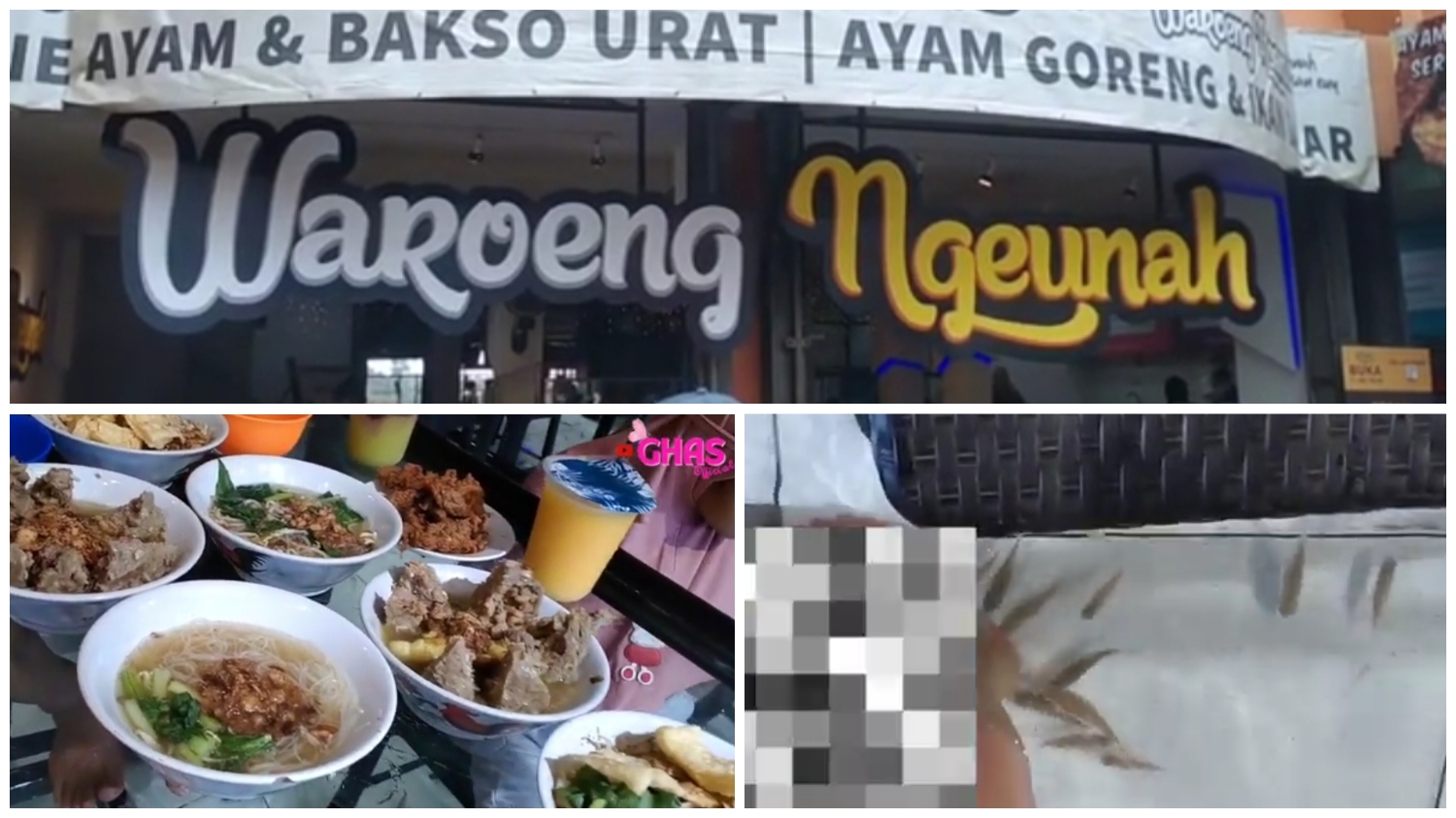 Waroeng Ngeunah yang berada di Jalan Perintis Kemerdekaan Nomor 41, Kelurahan Kebun Kelapa, Kecamatan Bogor Tengah, Kota Bogor, Jawa Barat.
