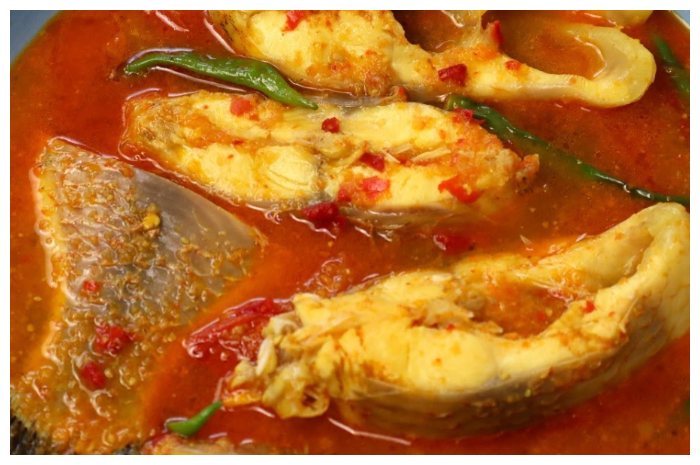 Ilustrasi Gulai Ikan Asam Pedas.