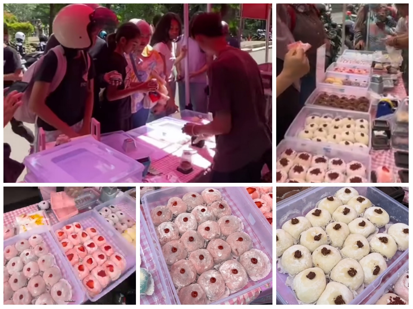 Lapak Kue My Mochi By Dena yang berada di Jalan Pakuan, Ciheuleut, Kelurahan Baranangsiang, Kecamatan Bogor Timur, Kota Bogor.
