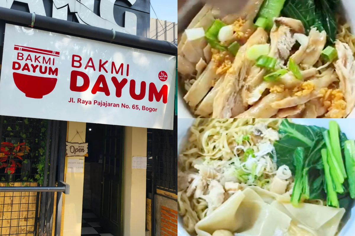 Bakmi Dayum lokasinya di Jalan Raya Pajajaran gak jauh dari SMK Pembangunan.