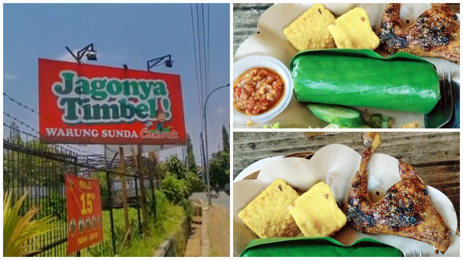 Warung Sunda Cucurak, yang terletak di Jalan Pandu, Kecamatan Bogor Utara, Kota Bogor, Jawa Barat.