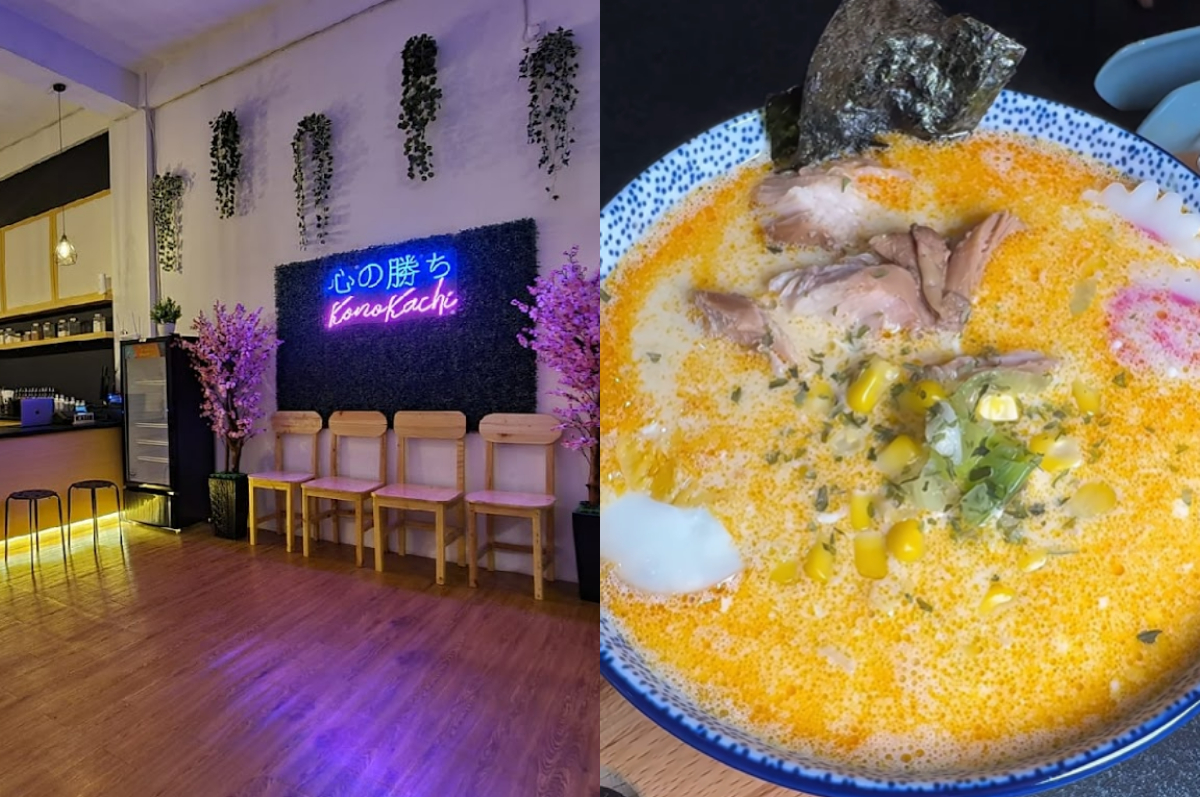Konokachi, restoran ramen yang berlokasi di Cibinong, Bogor.